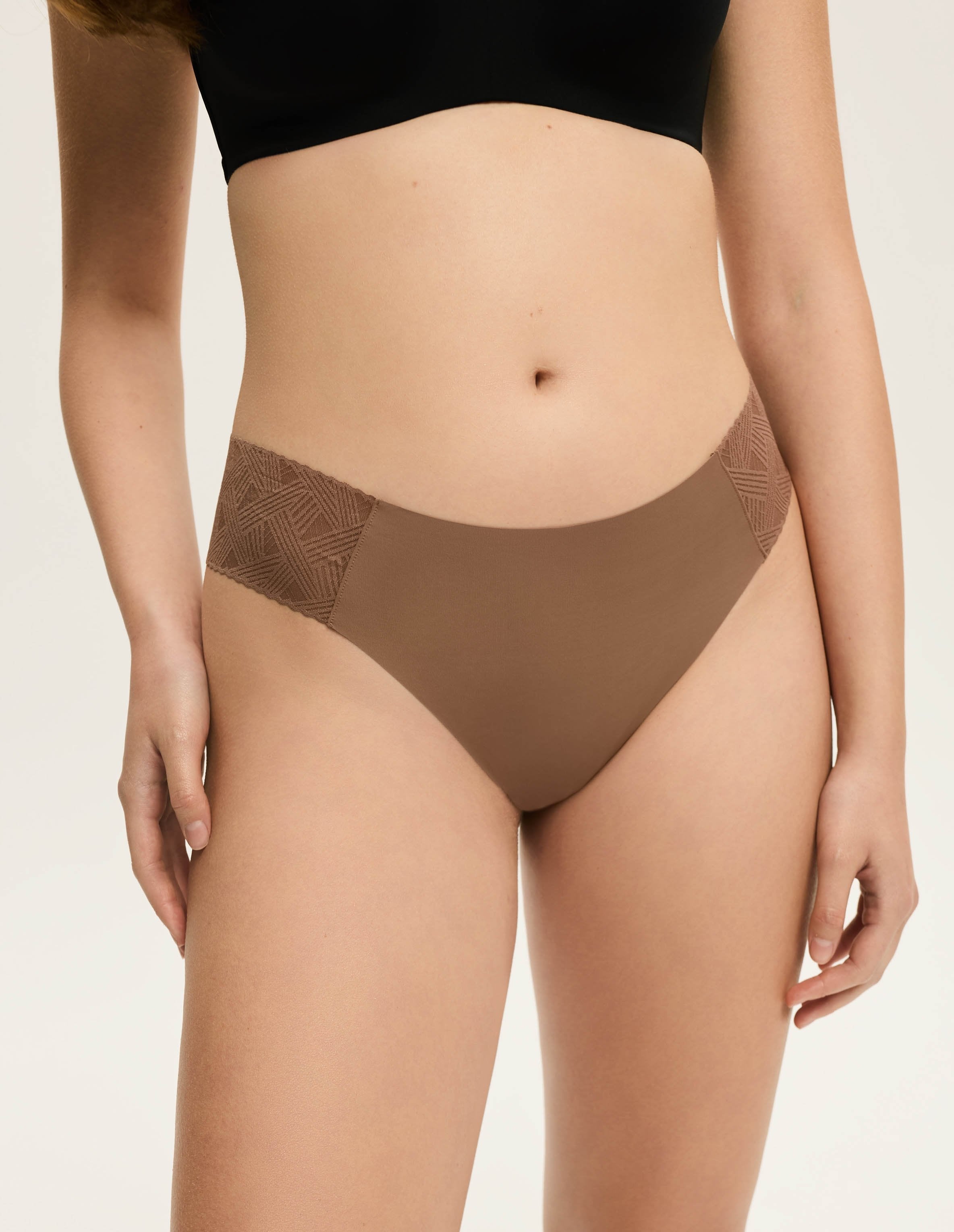 42452-K001 Бежевий / Кавовий